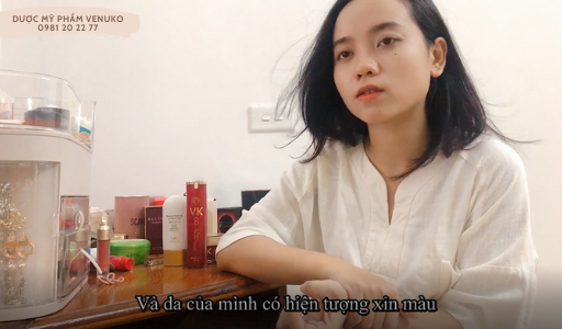 Chị Hồng minh đã tin dùng và giới thiệu tinh chất VK8 
