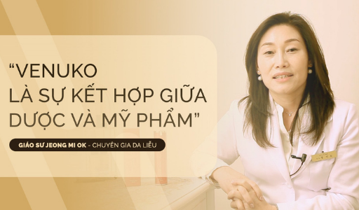 Giáo sư, chuyên gia da liễu Jeoming Mi Ok đánh giá về mỹ phẩm Venuko