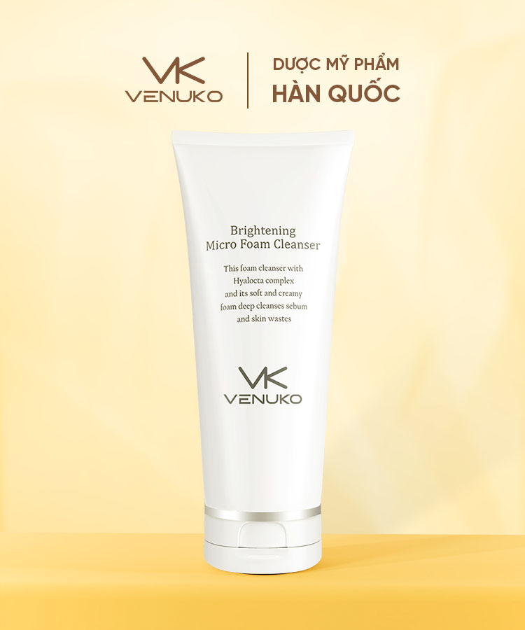 SỮA RỬA MẶT TRẮNG DA TẠO BỌT VENUKO